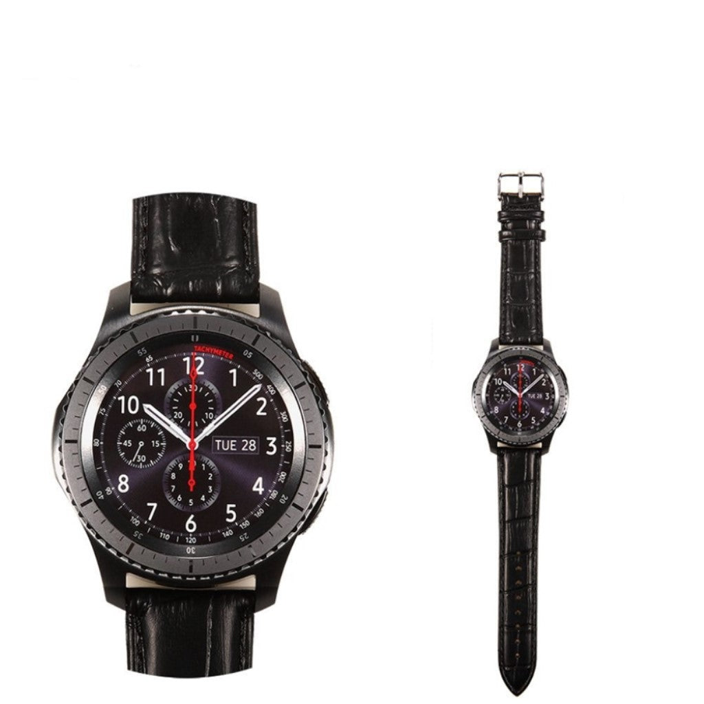 Meget sejt Samsung Gear S3 Kunstlæder Rem - Sort#serie_2