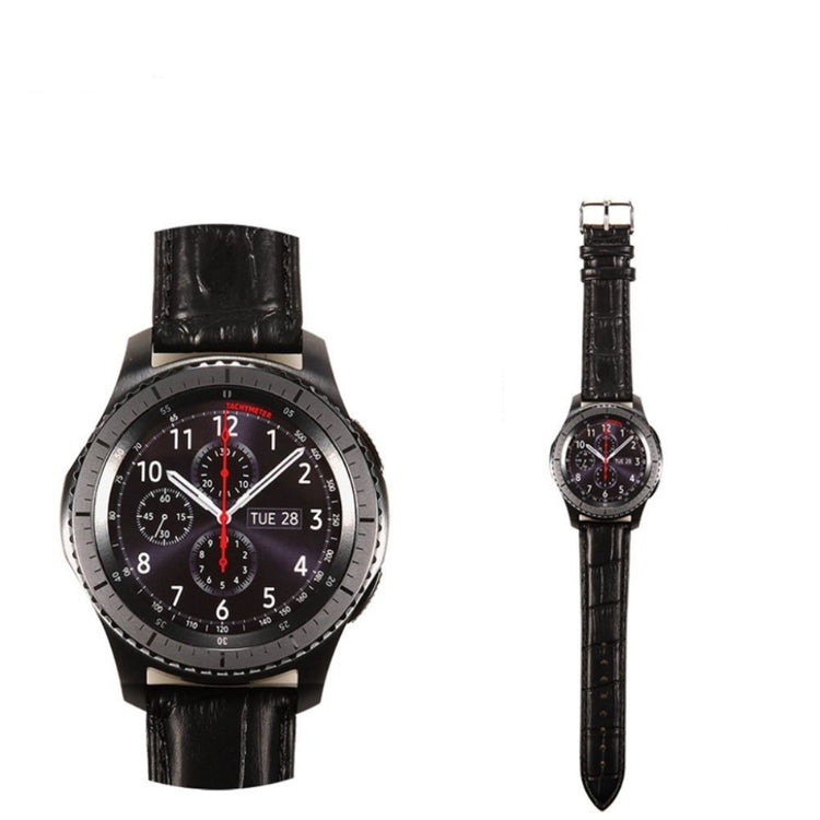 Meget sejt Samsung Gear S3 Kunstlæder Rem - Sort#serie_2