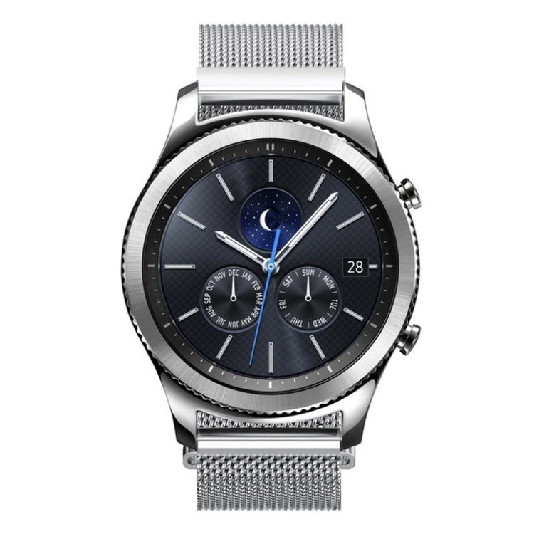 Tidsløst Samsung Gear S3 Metal Rem - Sølv#serie_3
