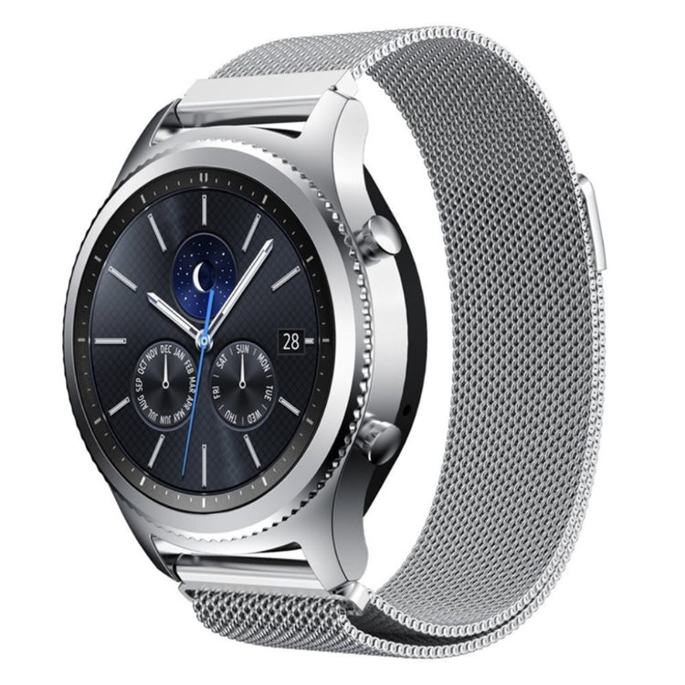 Tidsløst Samsung Gear S3 Metal Rem - Sølv#serie_3