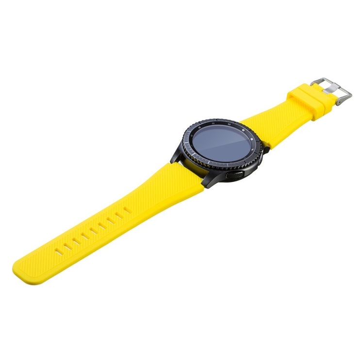 Helt vildt skøn Samsung Gear S3 Silikone Rem - Gul#serie_5