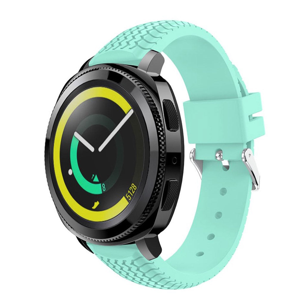 Meget cool Samsung Gear Sport Silikone Rem - Blå#serie_3