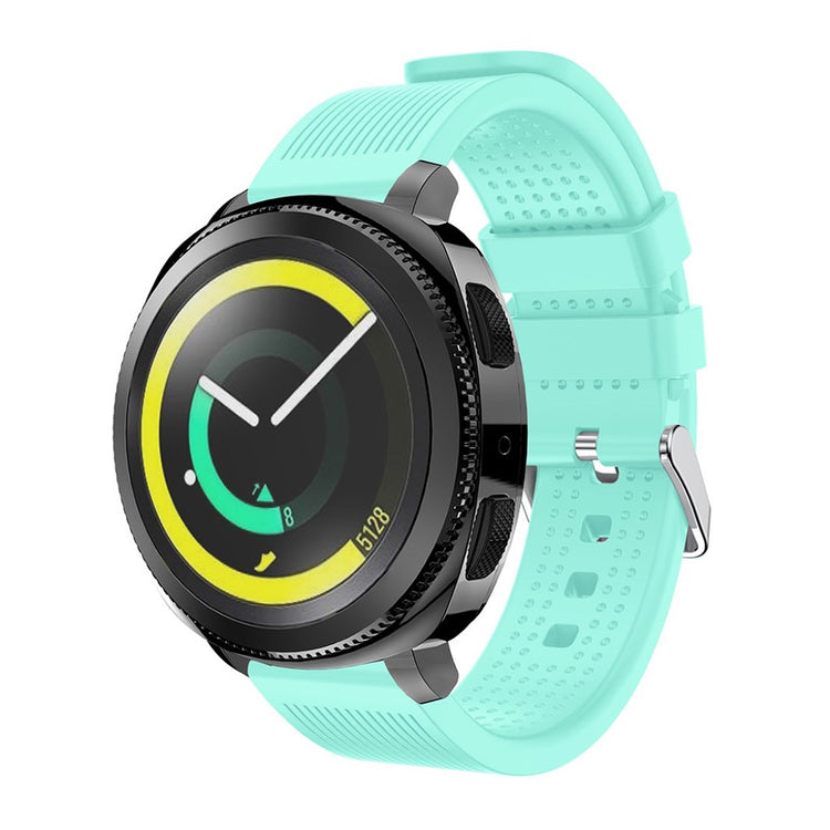 Meget smuk Samsung Gear Sport Silikone Rem - Grøn#serie_3