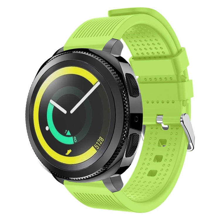 Meget smuk Samsung Gear Sport Silikone Rem - Grøn#serie_4
