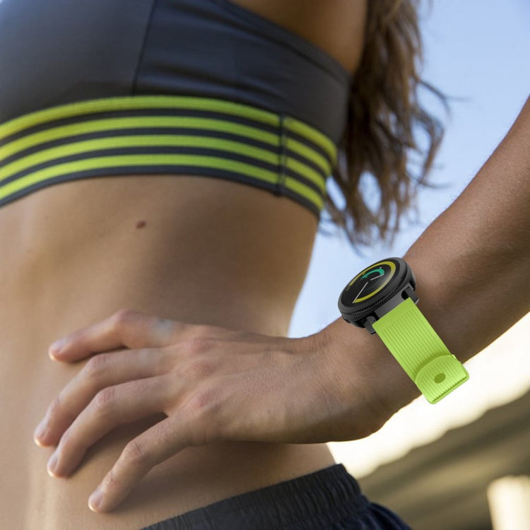 Meget smuk Samsung Gear Sport Silikone Rem - Grøn#serie_4