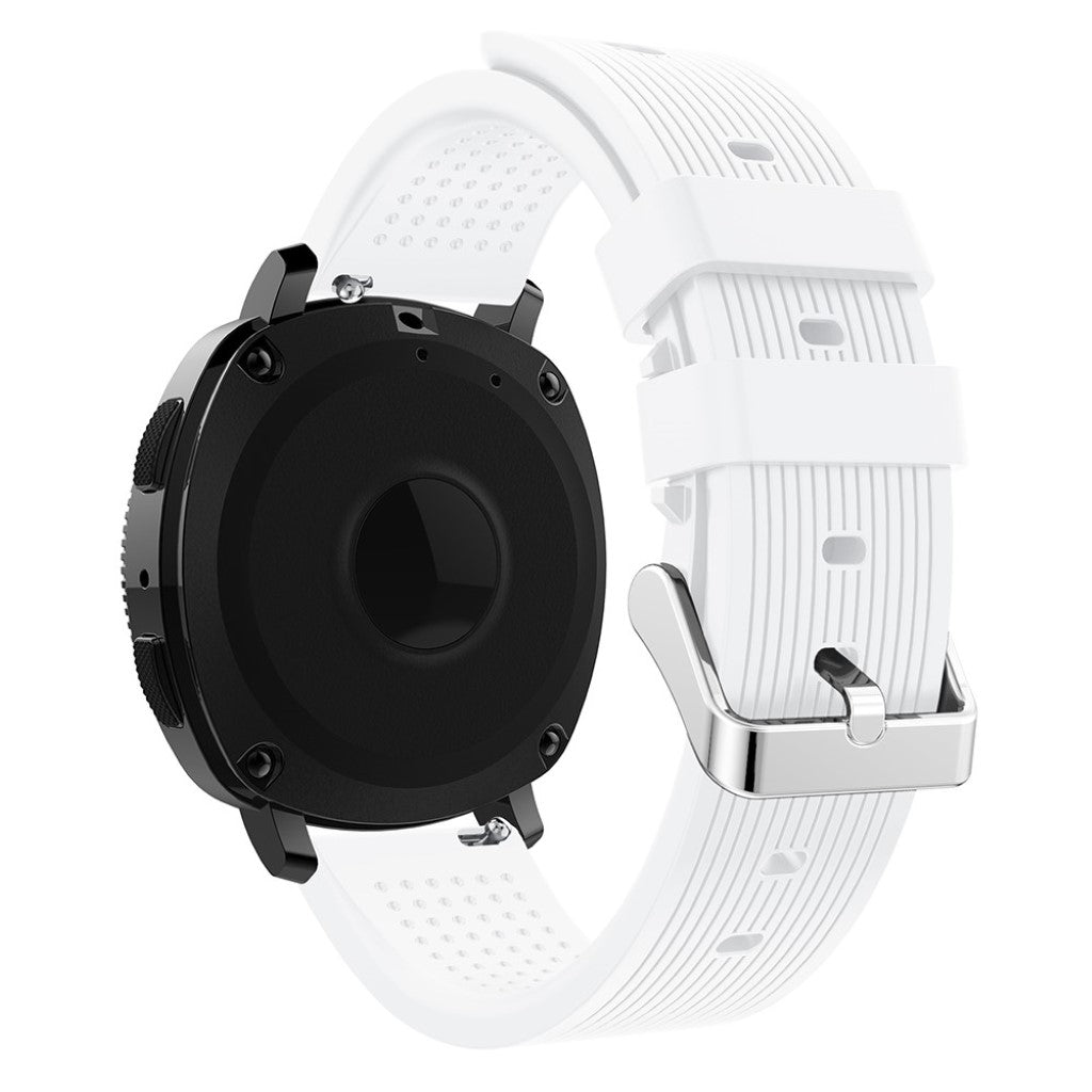Meget smuk Samsung Gear Sport Silikone Rem - Hvid#serie_5