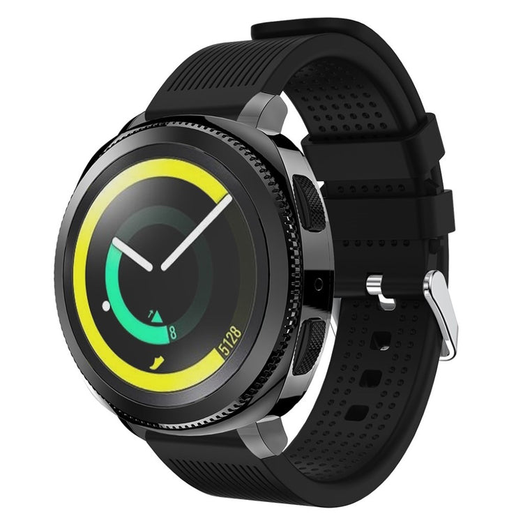 Meget smuk Samsung Gear Sport Silikone Rem - Sort#serie_6