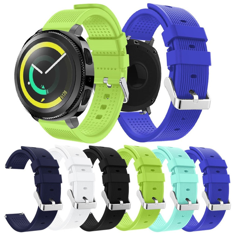 Meget smuk Samsung Gear Sport Silikone Rem - Sort#serie_6
