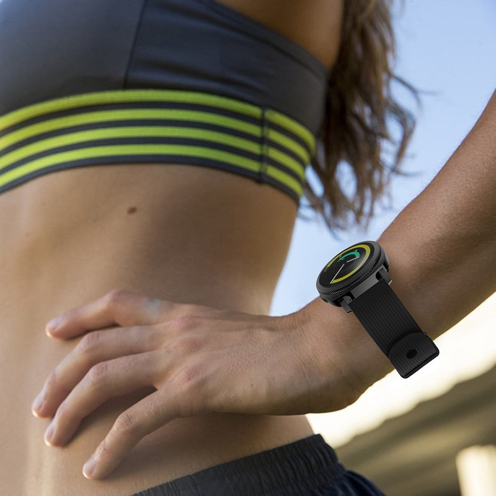 Meget smuk Samsung Gear Sport Silikone Rem - Sort#serie_6