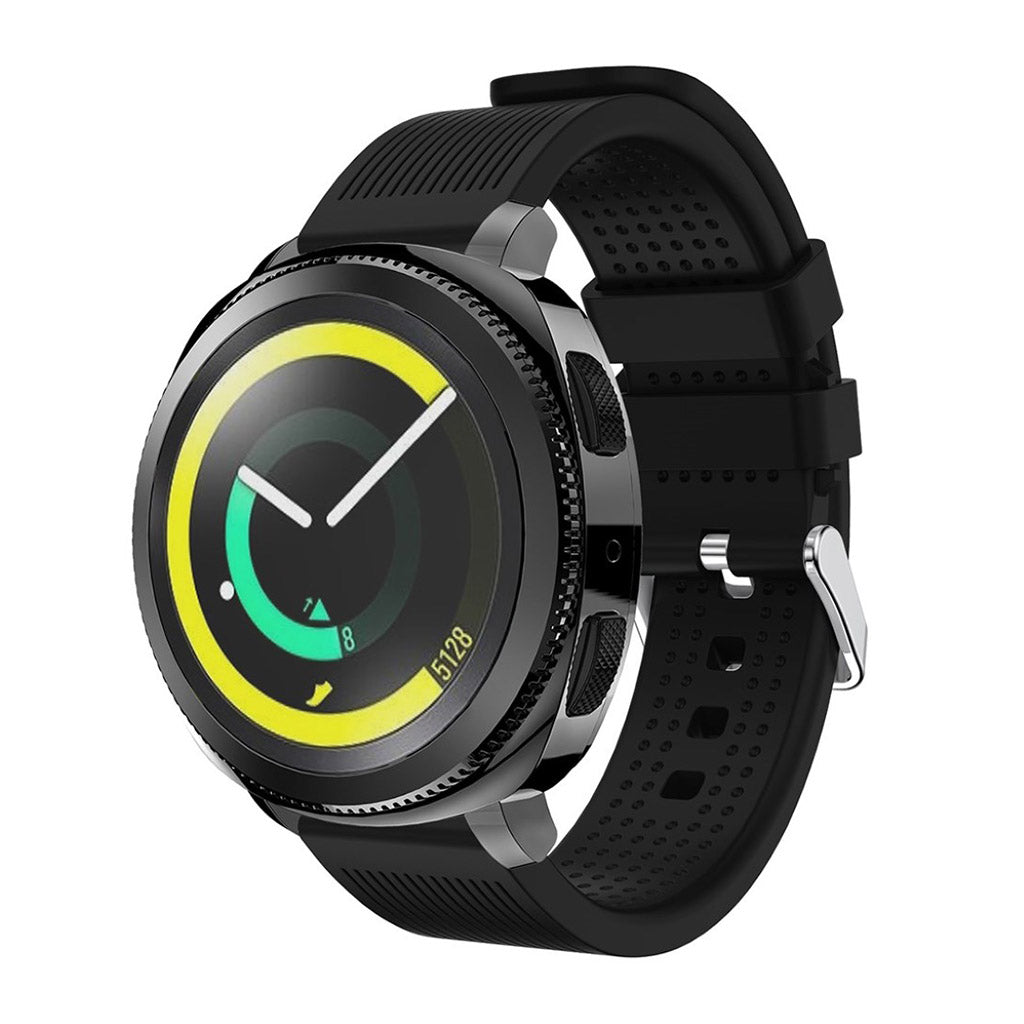 Meget smuk Samsung Gear Sport Silikone Rem - Sort#serie_6