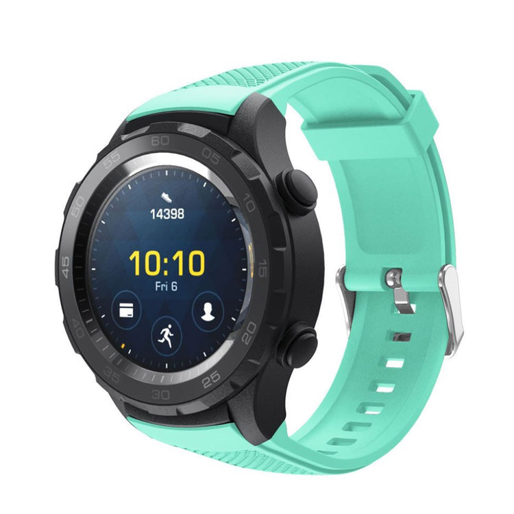 Meget nydelig Huawei Watch 2 Silikone Rem - Blå#serie_4