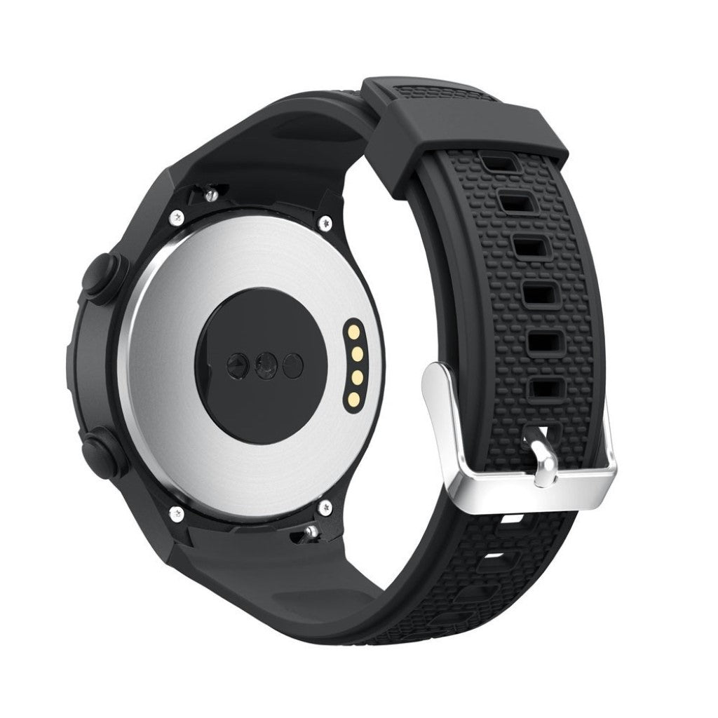 Meget nydelig Huawei Watch 2 Silikone Rem - Sort#serie_8