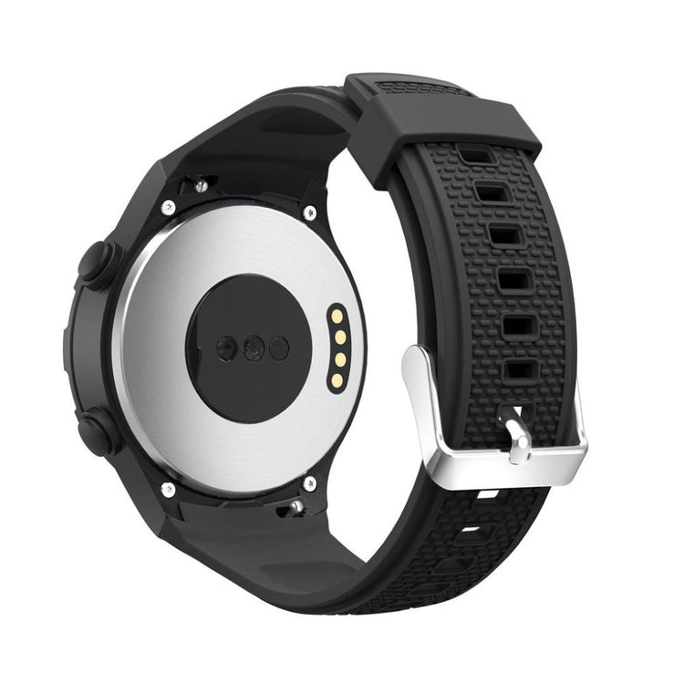 Meget nydelig Huawei Watch 2 Silikone Rem - Sort#serie_8
