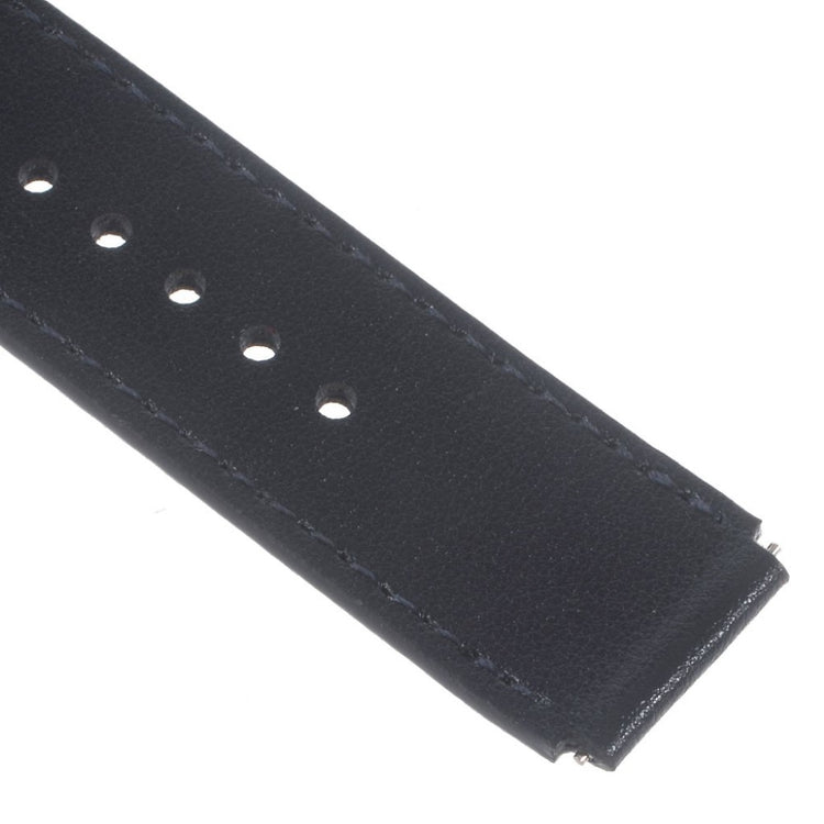 Meget hårdfør Huawei TalkBand B3 Ægte læder Rem - Blå#serie_1
