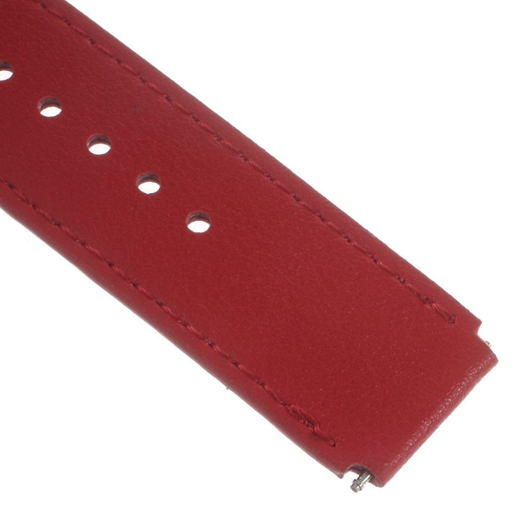 Meget hårdfør Huawei TalkBand B3 Ægte læder Rem - Rød#serie_2