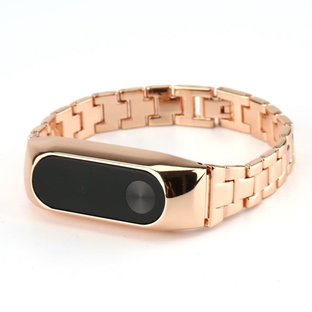 Stilfuld Xiaomi Mi Band 2 Metal Rem - Pink#serie_1