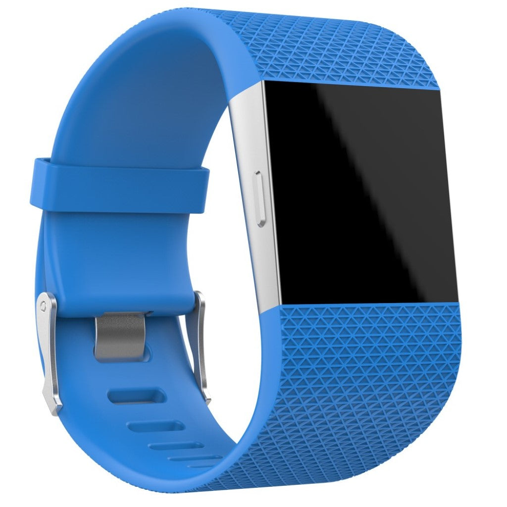 Rigtigt fantastisk Fitbit Surge Metal og Plastik Rem - Blå#serie_1