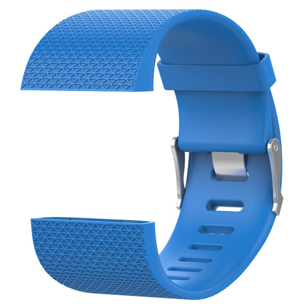 Rigtigt fantastisk Fitbit Surge Metal og Plastik Rem - Blå#serie_1