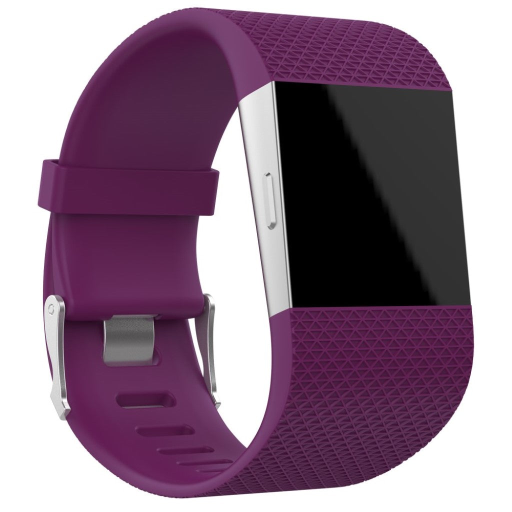 Rigtigt fantastisk Fitbit Surge Metal og Plastik Rem - Lilla#serie_2