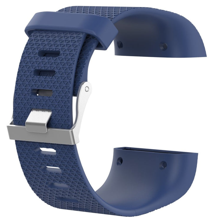 Rigtigt fantastisk Fitbit Surge Metal og Plastik Rem - Blå#serie_3