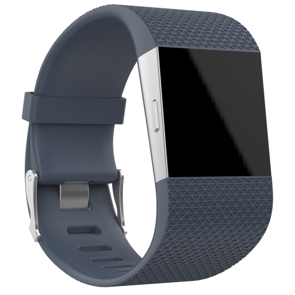 Rigtigt fantastisk Fitbit Surge Metal og Plastik Rem - Sølv#serie_5