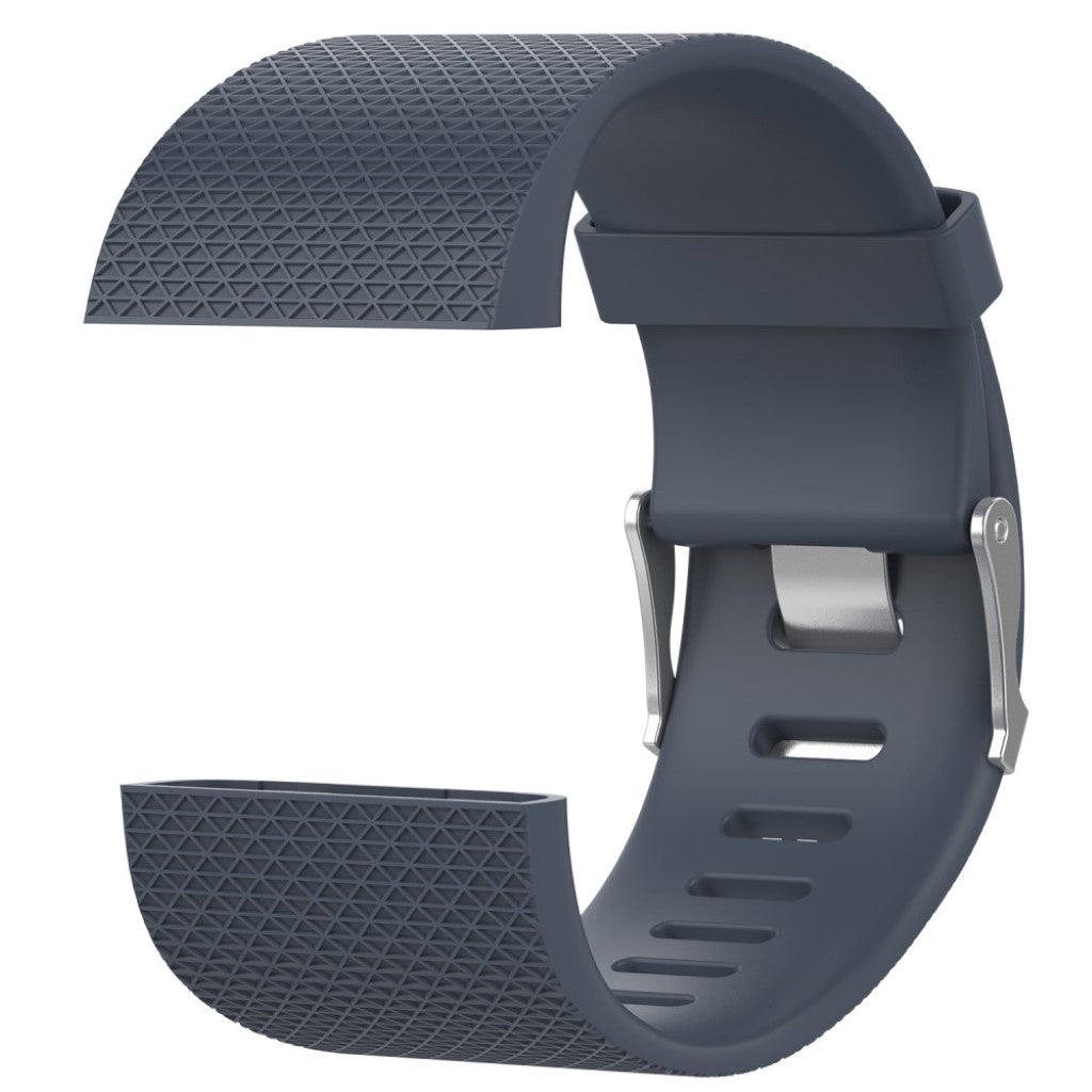 Rigtigt fantastisk Fitbit Surge Metal og Plastik Rem - Sølv#serie_5
