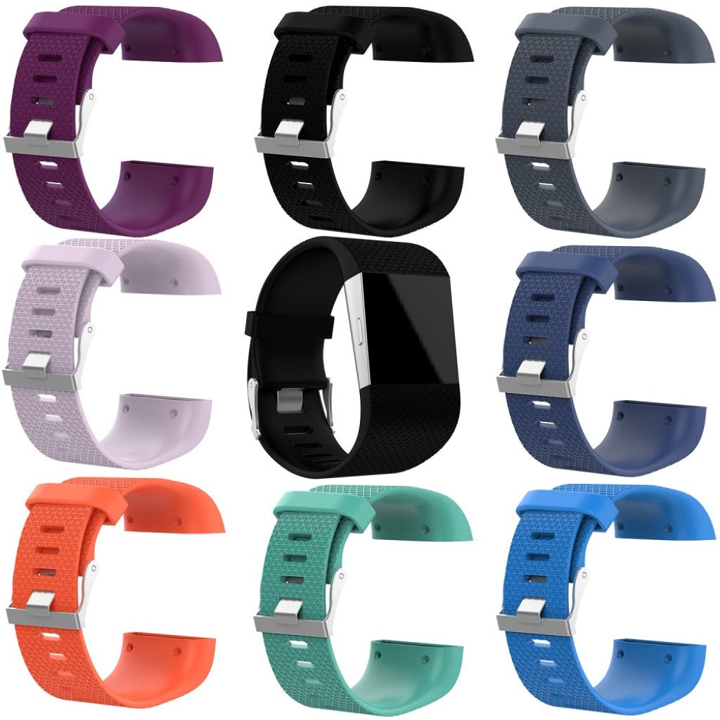 Rigtigt fantastisk Fitbit Surge Metal og Plastik Rem - Rød#serie_7