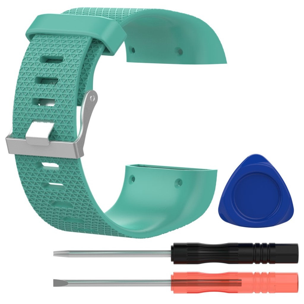 Rigtigt fantastisk Fitbit Surge Metal og Plastik Rem - Grøn#serie_8