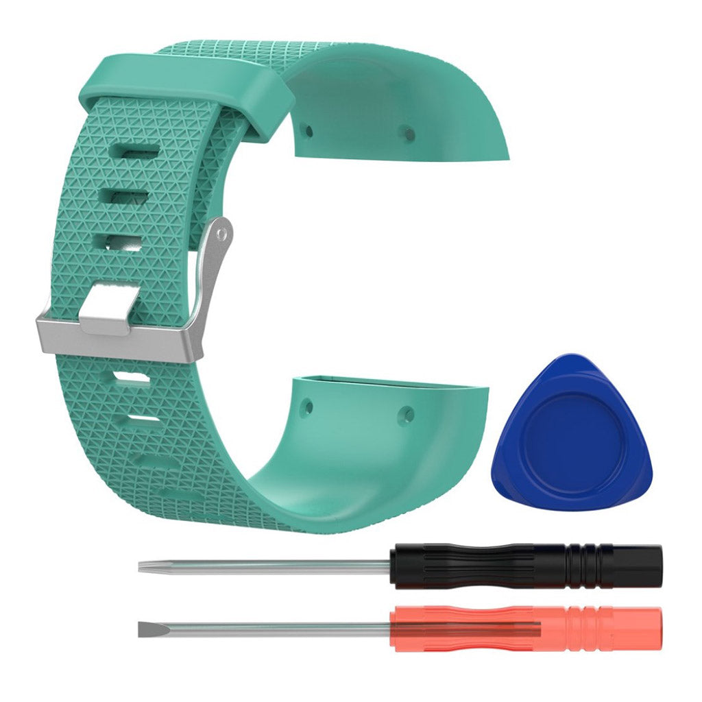 Rigtigt fantastisk Fitbit Surge Metal og Plastik Rem - Grøn#serie_8