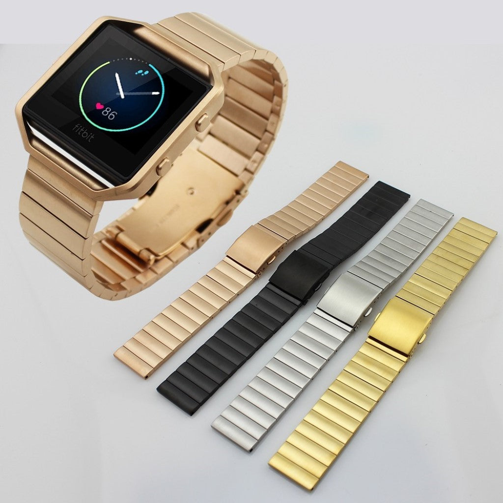 Rigtigt fint Fitbit Blaze Metal Rem - Guld#serie_2