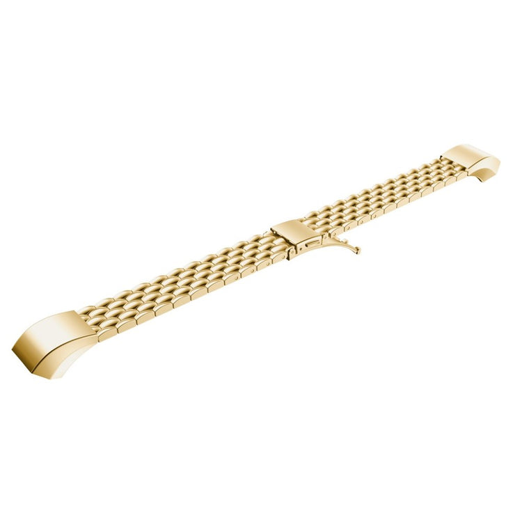 Vildt skøn Fitbit Alta HR Metal Rem - Guld#serie_2