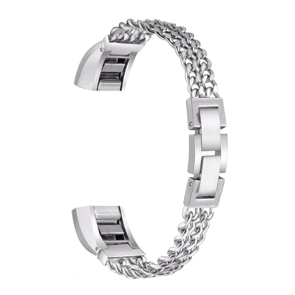 Mega nydelig Fitbit Alta HR Metal Rem - Sølv#serie_2