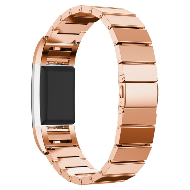 Mega nydelig Fitbit Charge 2 Metal Rem - Pink#serie_6