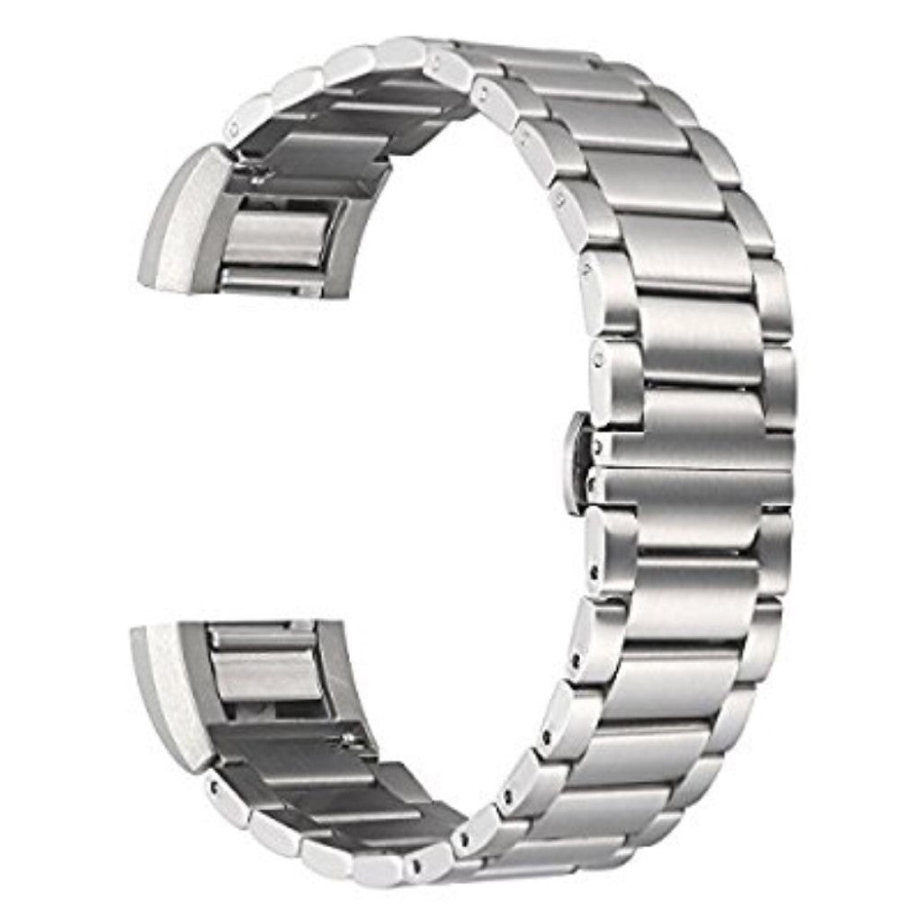 Meget pænt Fitbit Charge 2 Metal Rem - Sølv#serie_2