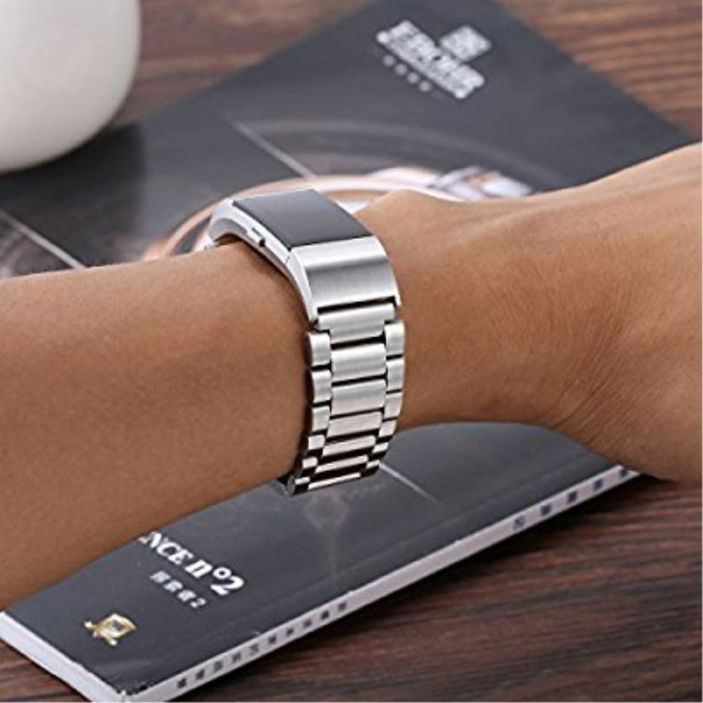 Meget pænt Fitbit Charge 2 Metal Rem - Sølv#serie_2
