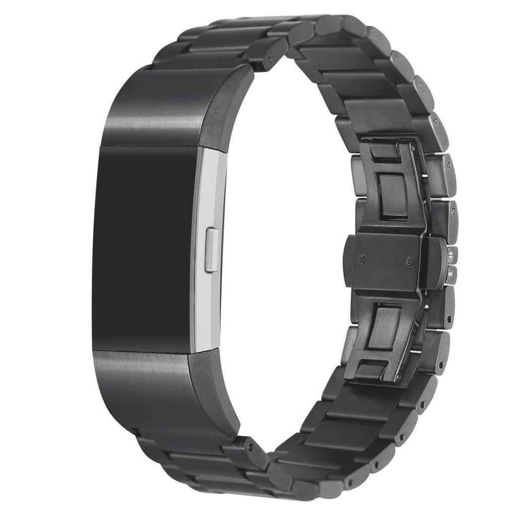 Meget pænt Fitbit Charge 2 Metal Rem - Sort#serie_4