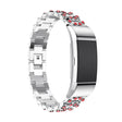 Delightful Fitbit Charge 2 Metal and Rhinestone Strap
