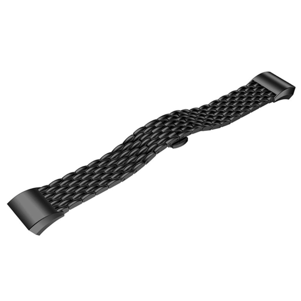 Rigtigt pænt Fitbit Charge 2 Metal Rem - Sort#serie_4
