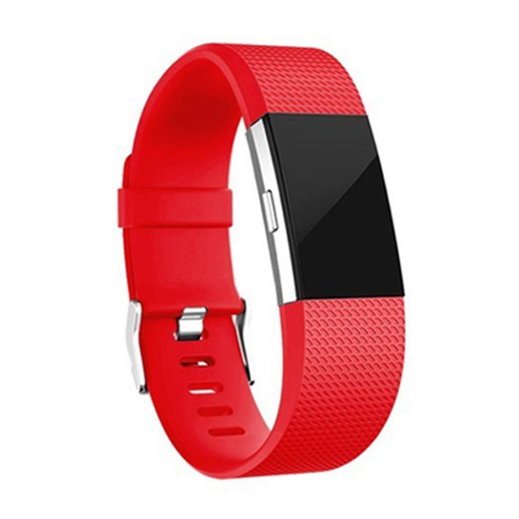 Mega cool Fitbit Charge 2 Silikone Rem - Rød#serie_5