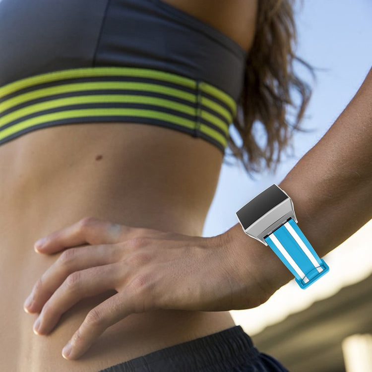 Supercool Fitbit Ionic Silikone Rem - Flerfarvet#serie_2