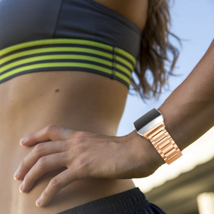 Helt vildt kønt Fitbit Ionic Metal Rem - Pink#serie_2