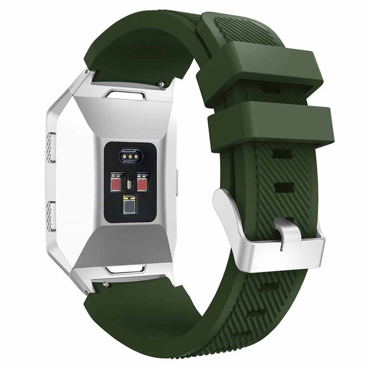 Helt vildt slidstærk Fitbit Ionic Silikone Rem - Grøn#serie_7