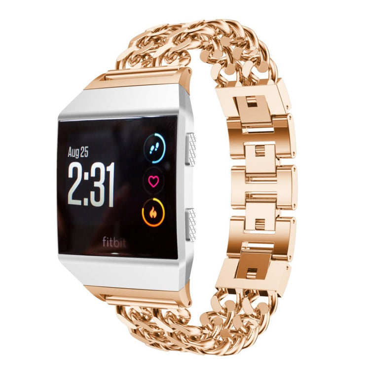 Super fint Fitbit Ionic Metal Rem - Pink#serie_2