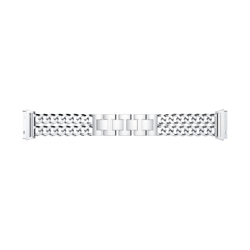 Super fint Fitbit Ionic Metal Rem - Sølv#serie_3