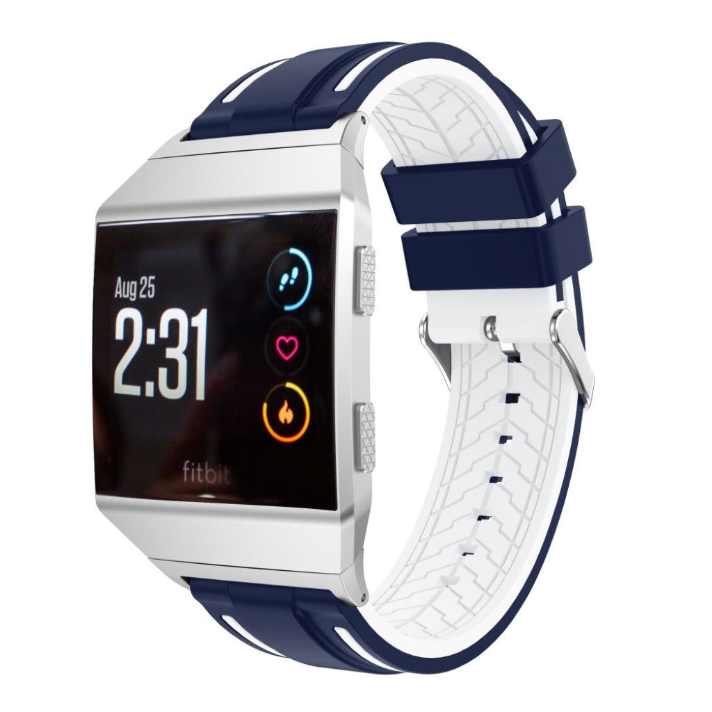 Rigtigt hårdfør Fitbit Ionic Silikone Rem - Flerfarvet#serie_1