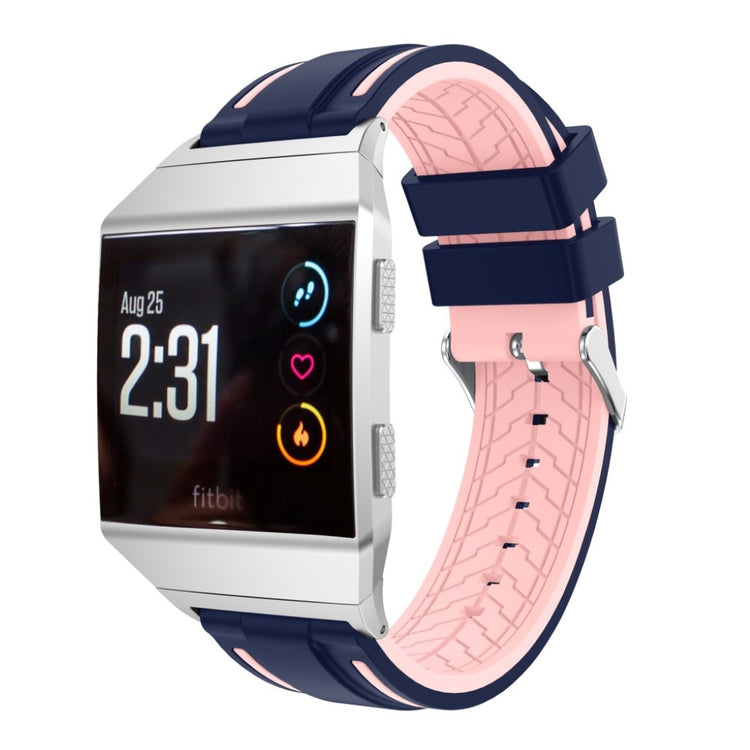 Rigtigt hårdfør Fitbit Ionic Silikone Rem - Flerfarvet#serie_4