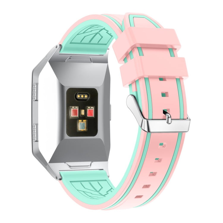 Super pænt Fitbit Ionic Silikone Rem - Grøn#serie_1