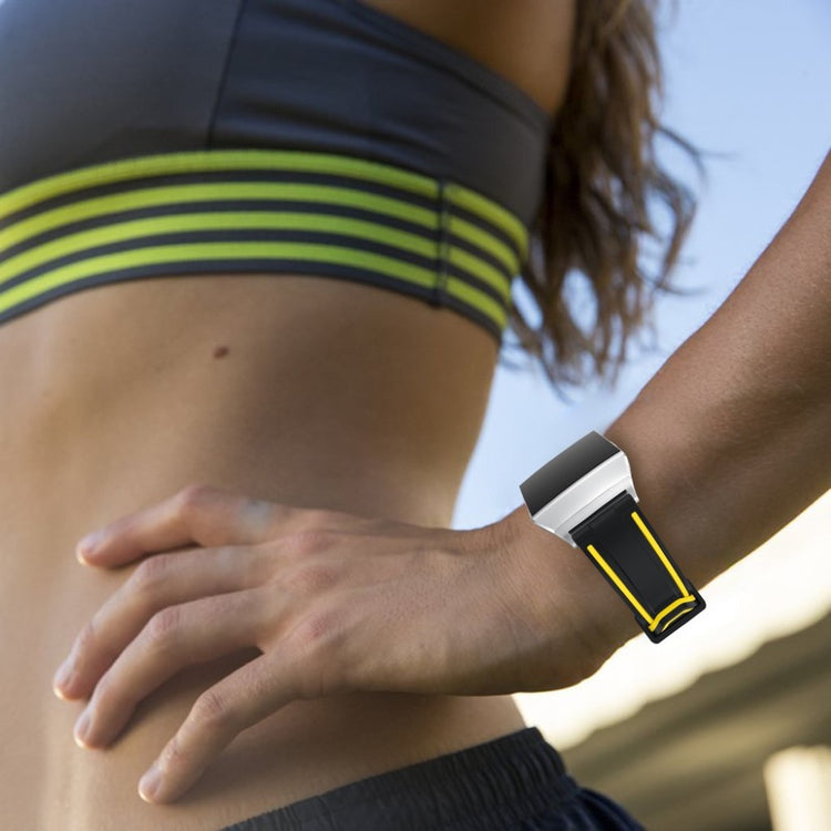 Super pænt Fitbit Ionic Silikone Rem - Flerfarvet#serie_3