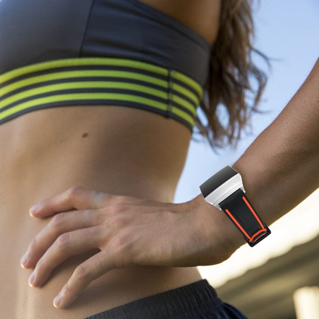 Super pænt Fitbit Ionic Silikone Rem - Flerfarvet#serie_4