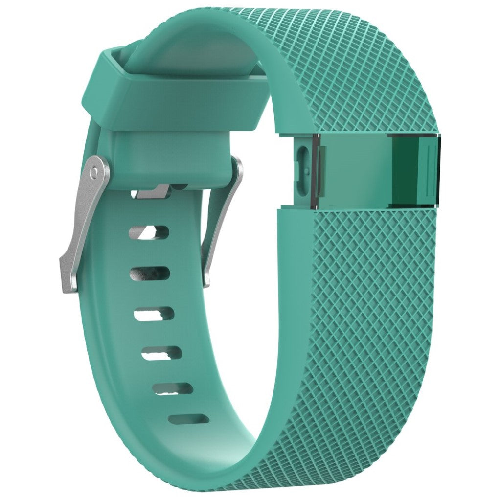 Vildt fantastisk Fitbit Charge HR Silikone Rem - Størrelse: L - Blå#serie_12